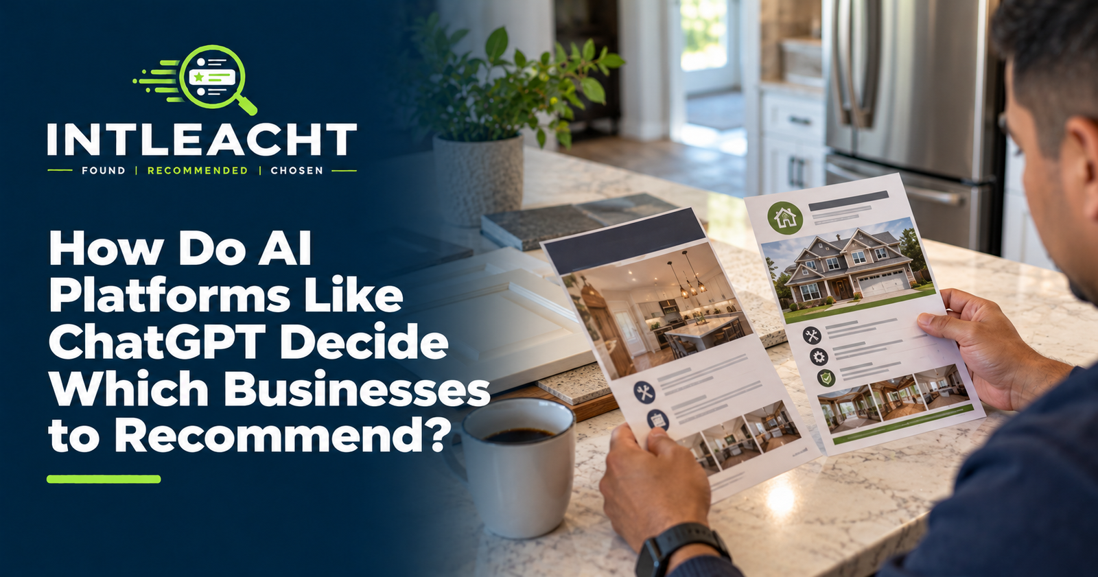 Intleacht branded guide: How Do AI Platforms Like ChatGPT Decide Which Businesses to Recommend?