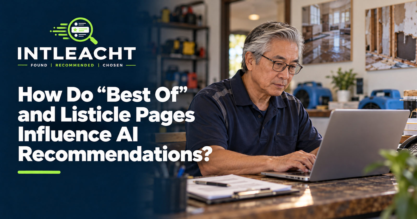 Intleacht branded graphic: How Do “Best Of” and Listicle Pages Influence AI Recommendations?
