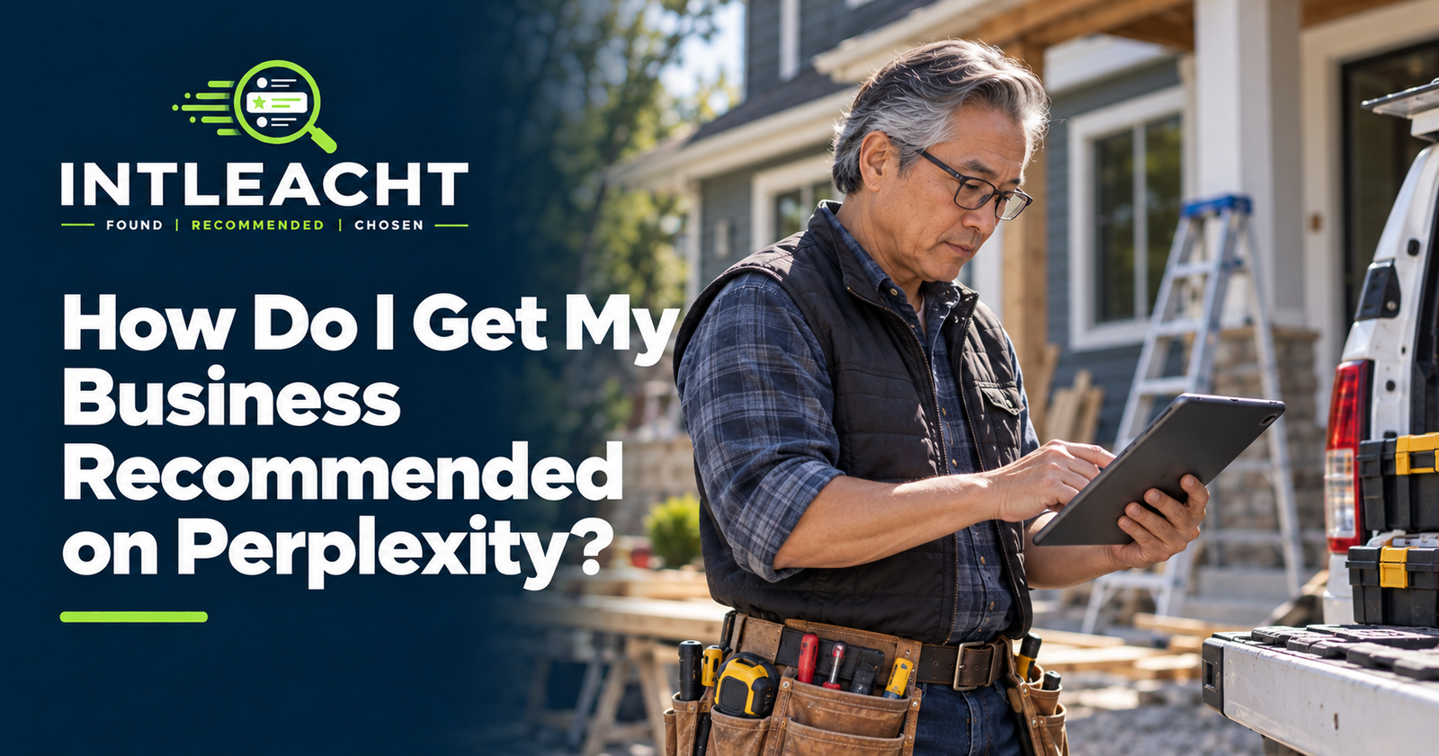 Intleacht branded graphic: How Do I Get My Business Recommended on Perplexity?