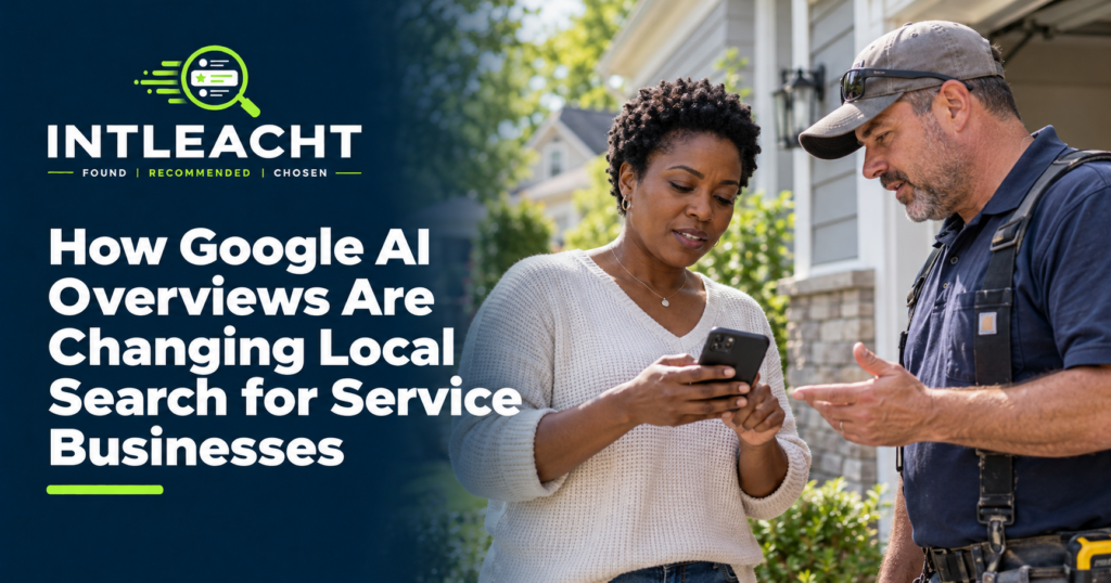 Intleacht branded guide: How Google AI Overviews Are Changing Local Search for Service Businesses