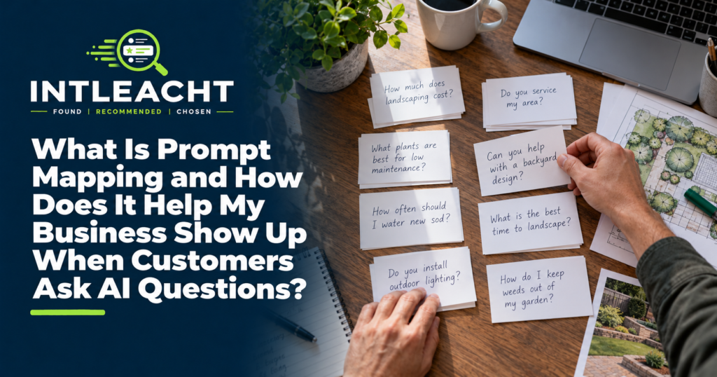 Intleacht branded guide: What Is Prompt Mapping and How Does It Help My Business Show Up When Customers Ask AI Questions?