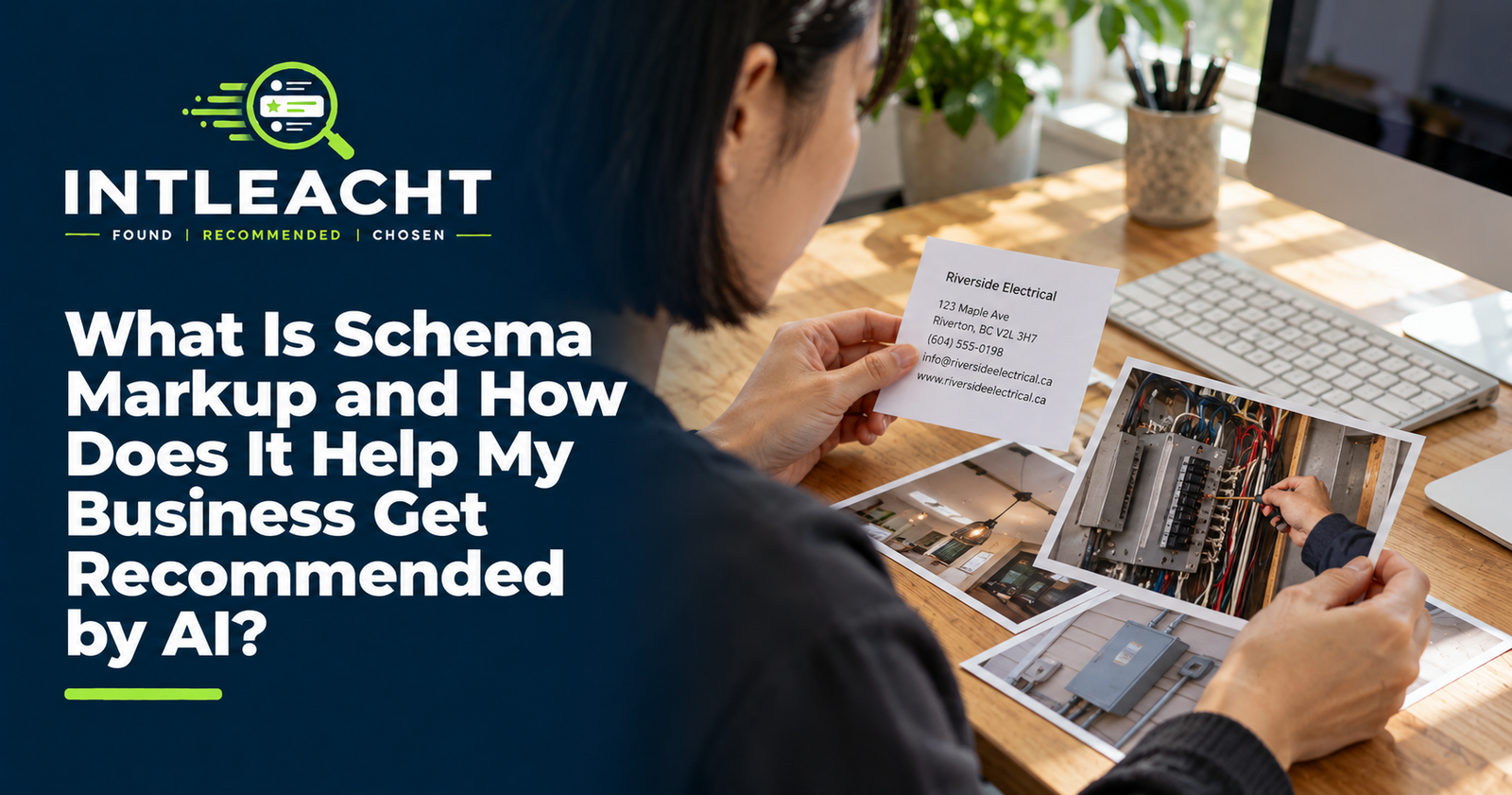 Intleacht branded guide: What Is Schema Markup and How Does It Help My Business Get Recommended by AI?