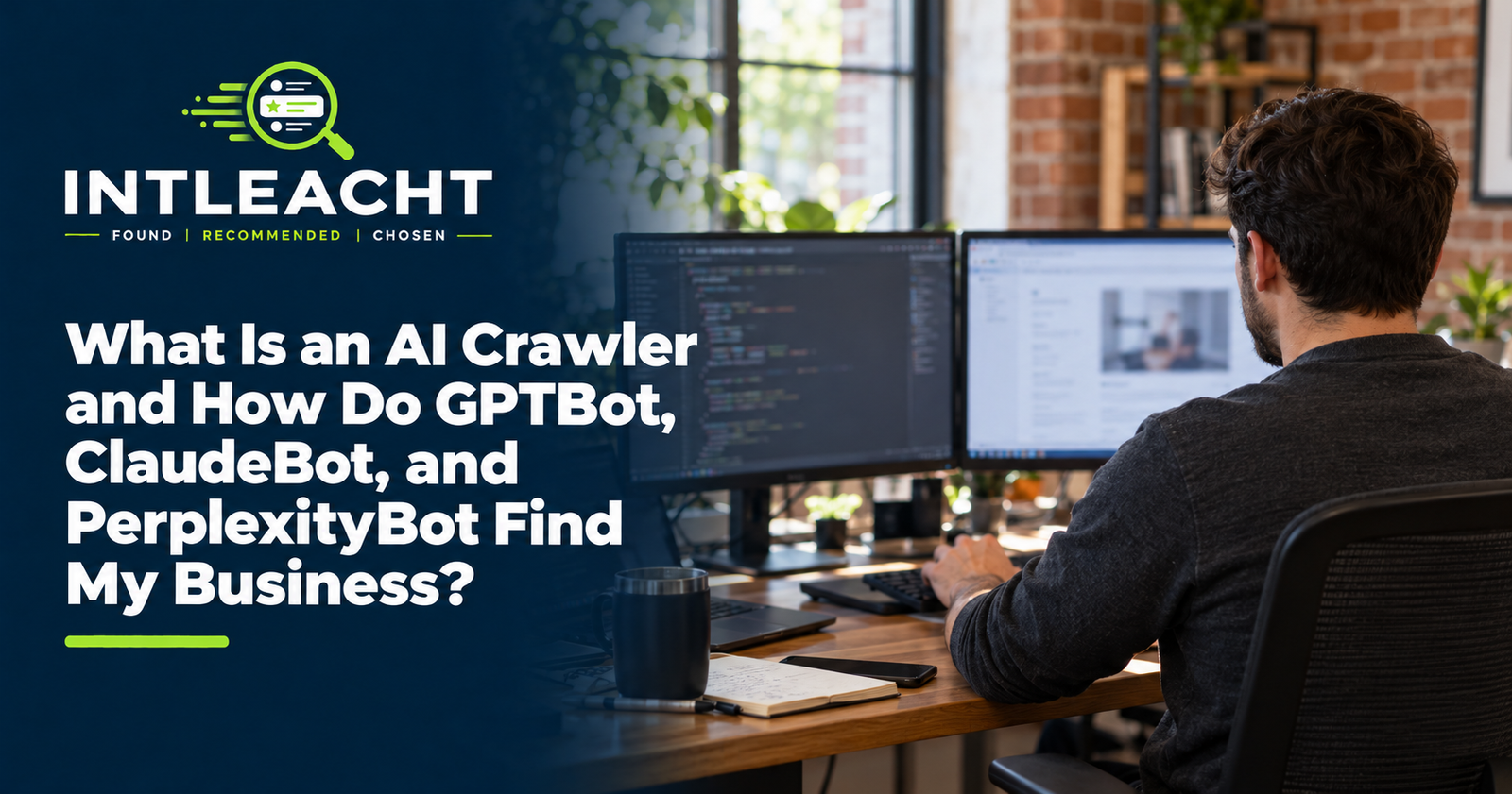 Intleacht branded guide: What Is an AI Crawler and How Do GPTBot, ClaudeBot, and PerplexityBot Find My Business?