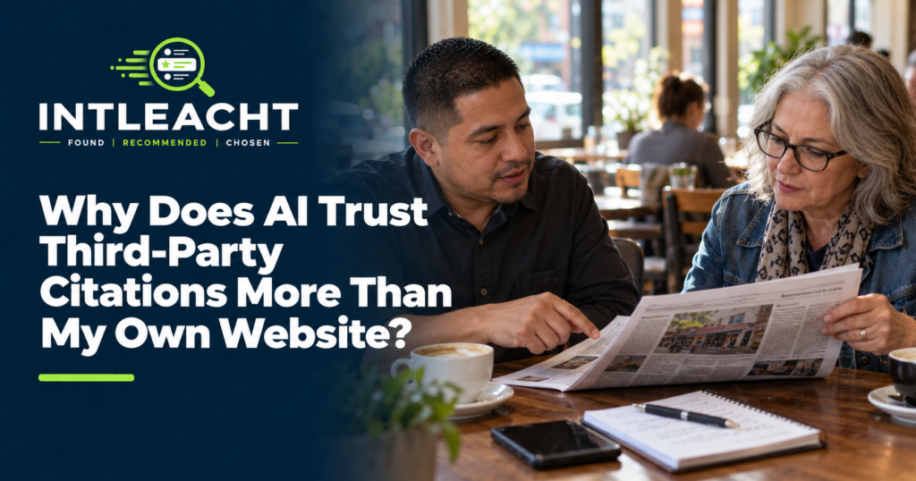 Intleacht branded guide: Why Does AI Trust Third-Party Citations More Than My Own Website?